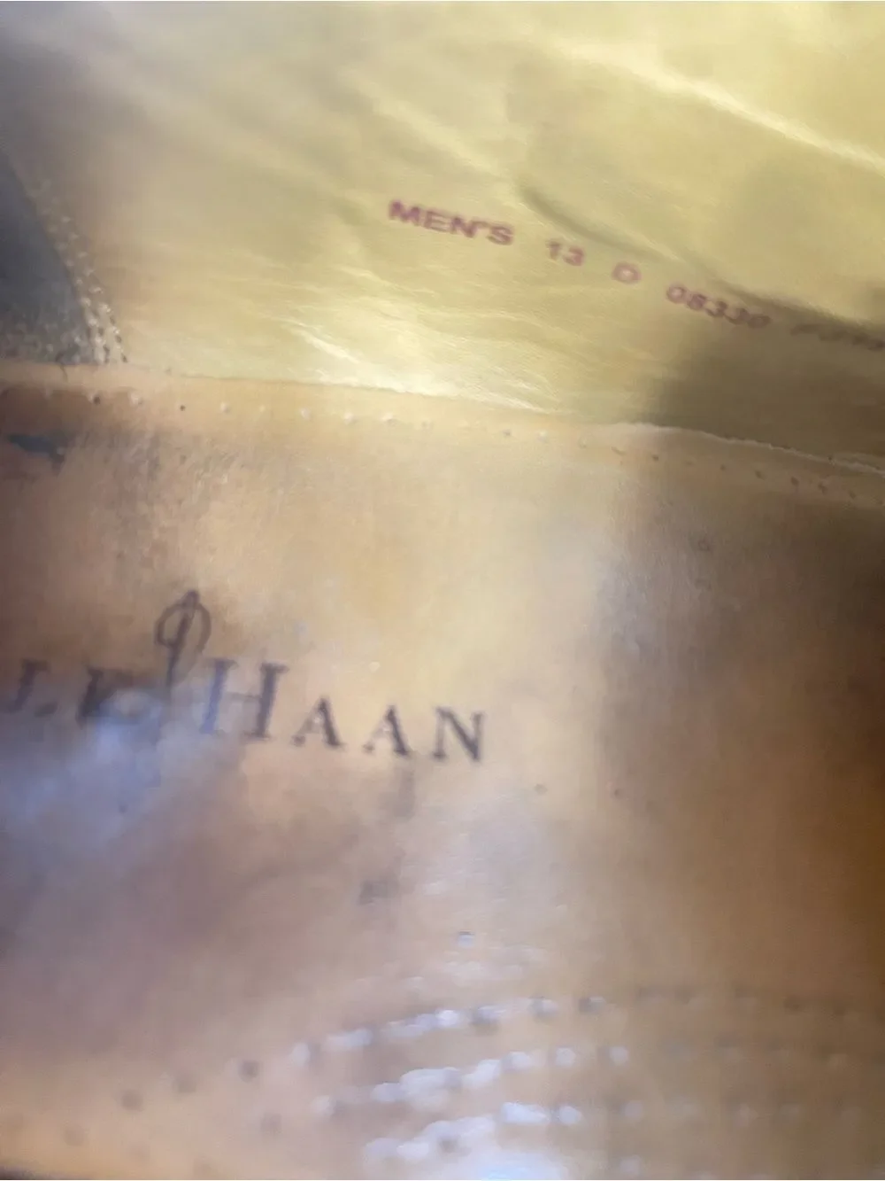 Cole Haan Black Leather Cap-Toe Oxfords
